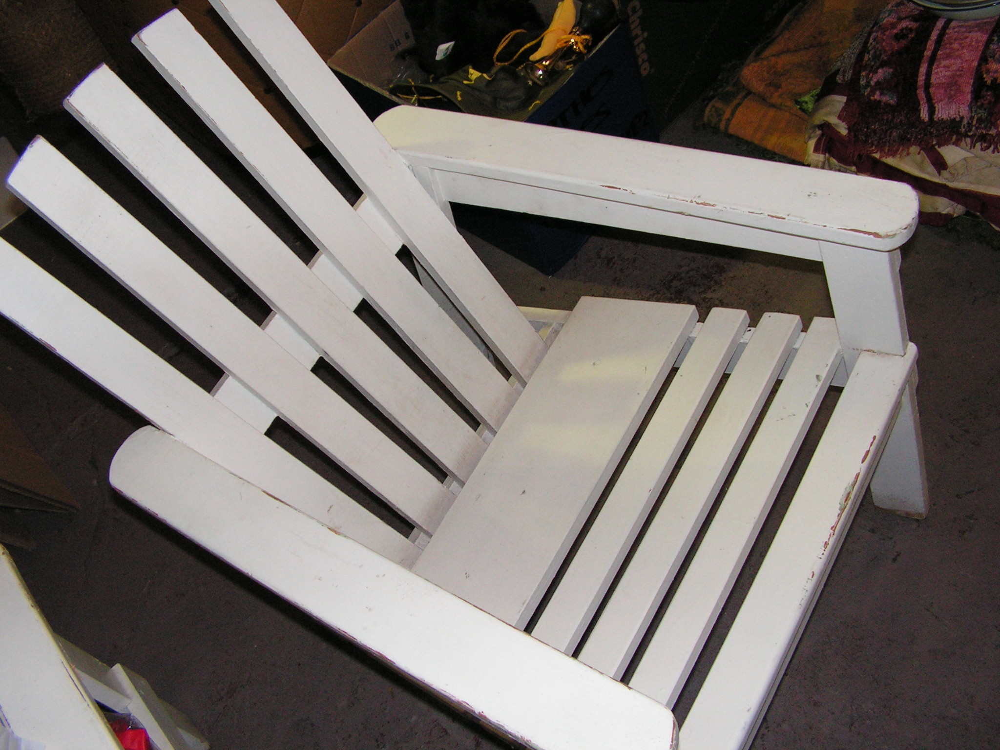 CHAIR, Garden - Timber White Slat (Cape Cod Style)